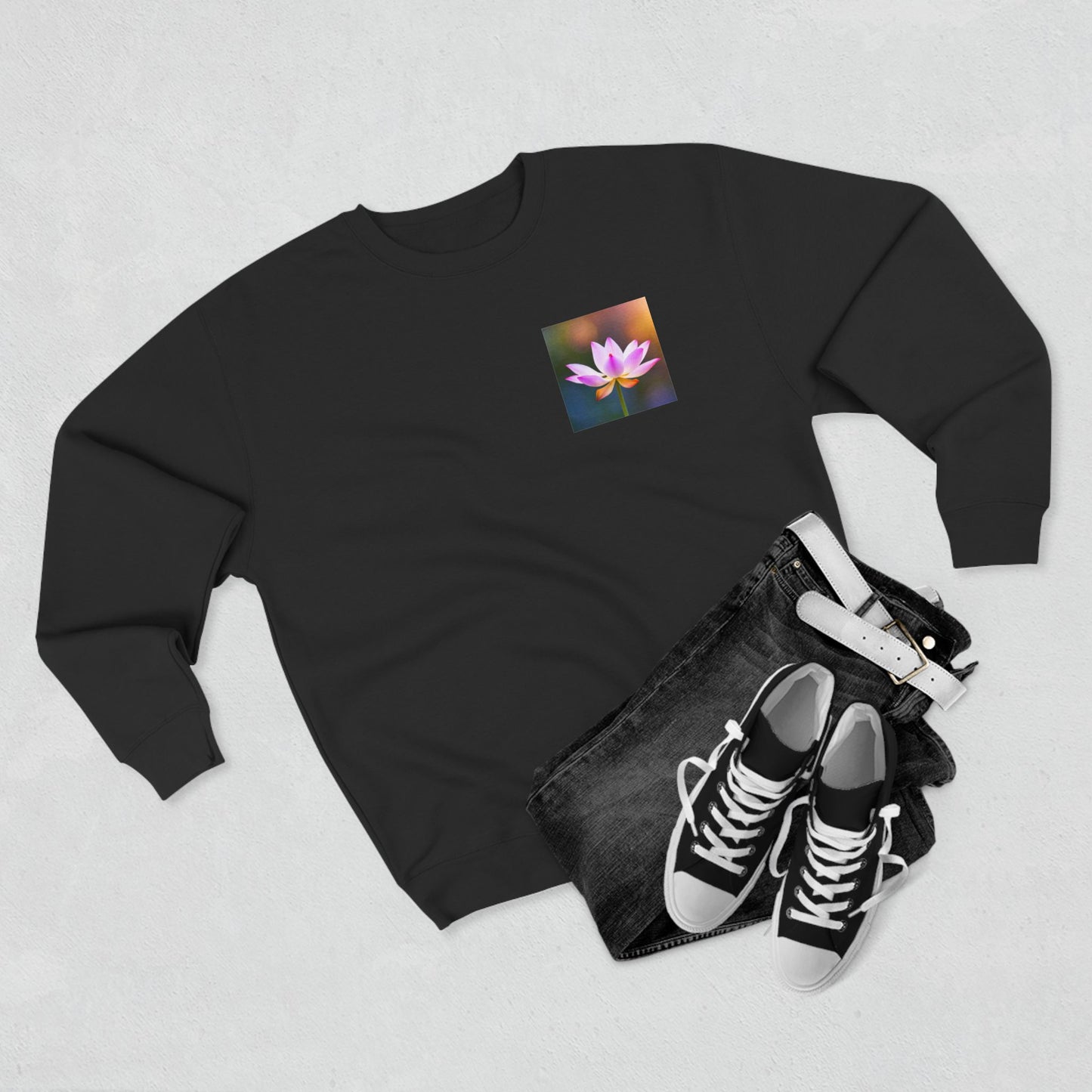 Lotus Love Unisex Crewneck Sweatshirt