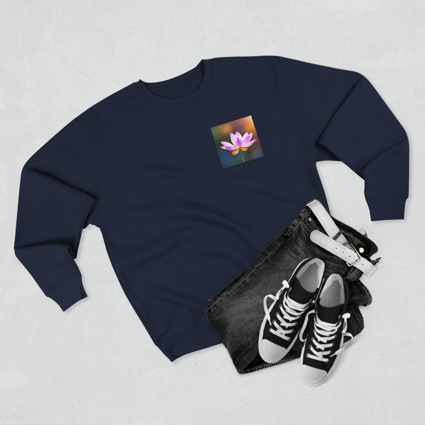 Lotus Love Unisex Crewneck Sweatshirt